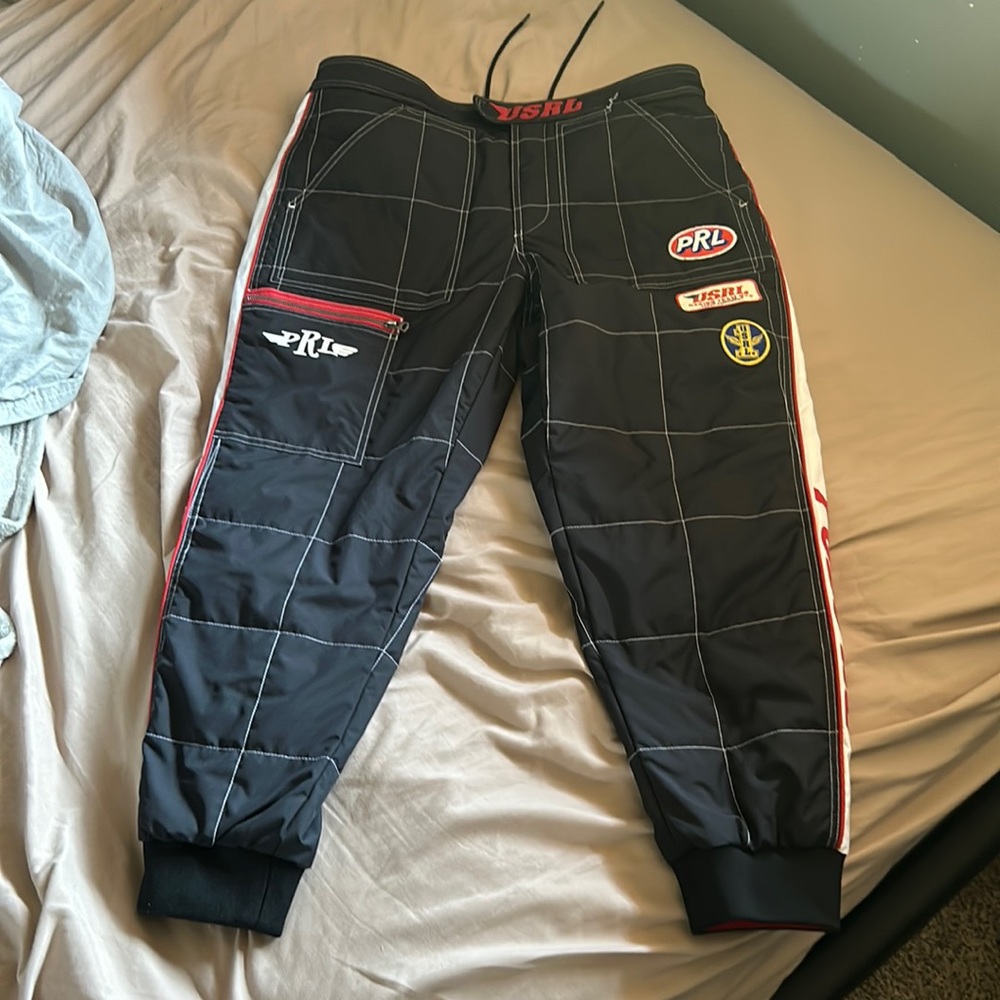 RARE RALPH LAUREN POLO RACING INSULATED JOGGER PANT XL waist fit like 36-40